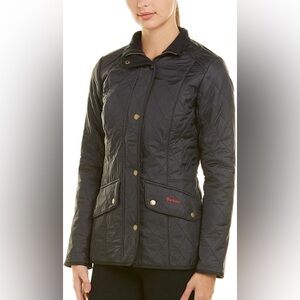 Barbour Calvary Polarquilt Jacket in Navy